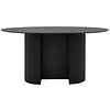 Rod Ovale Eettafel Black Ash