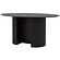 Rod Ovale Eettafel Black Ash