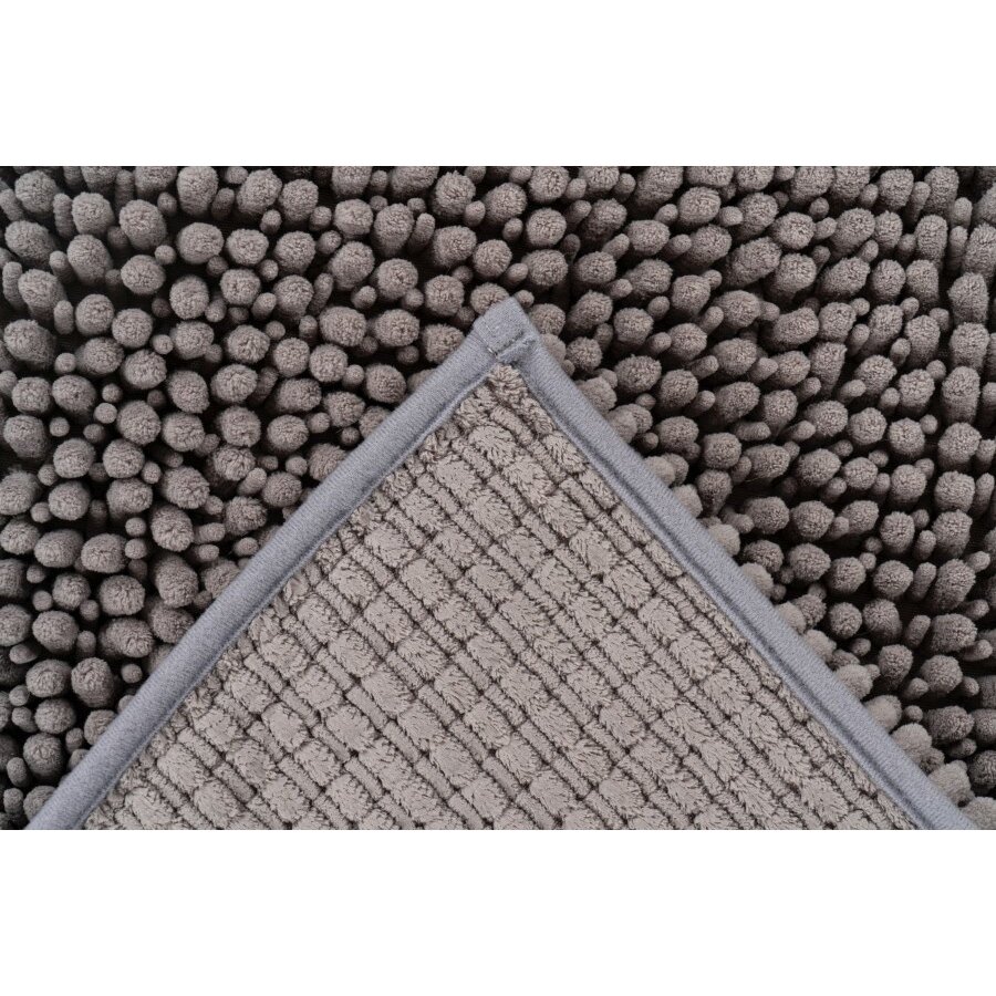 Fluffy Ø55 cm Ronde Badmat Grijs Fluffy Ø55 cm Ronde Badmat Grijs