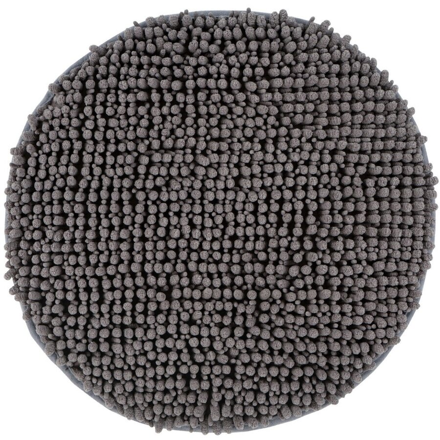 Fluffy Ø55 cm Ronde Badmat Grijs Fluffy Ø55 cm Ronde Badmat Grijs