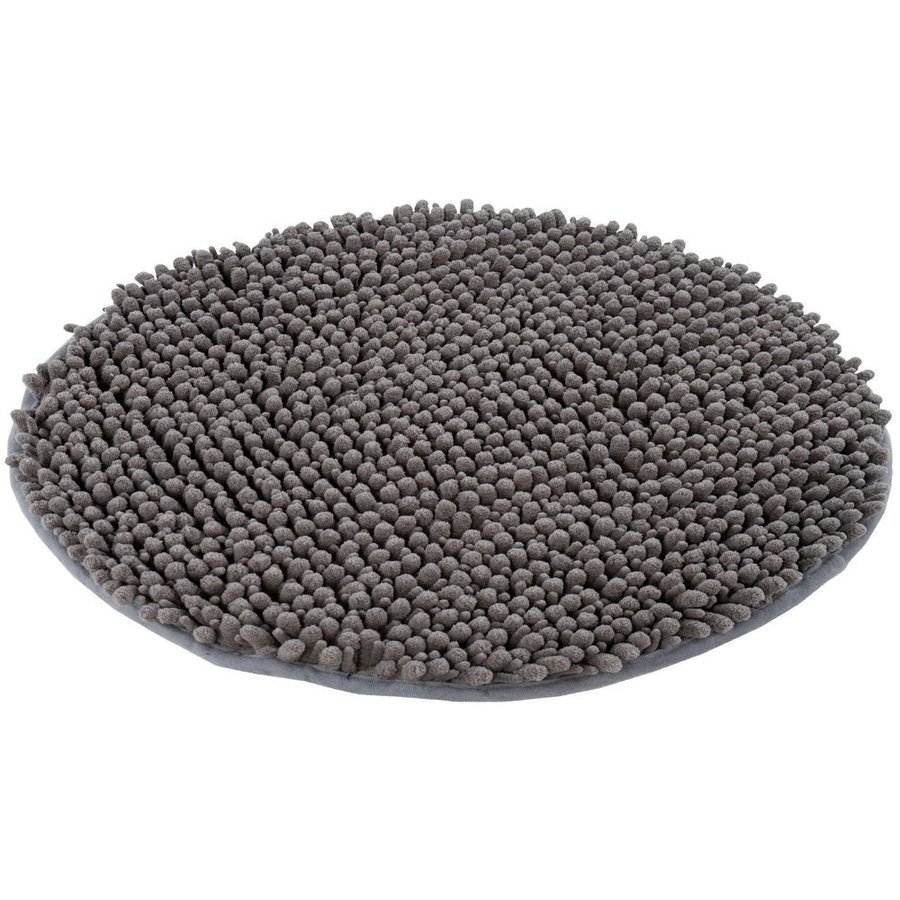 Fluffy Ø55 cm Ronde Badmat Grijs Fluffy Ø55 cm Ronde Badmat Grijs