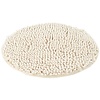 Fluffy Ø55 cm Ronde Badmat Ivory