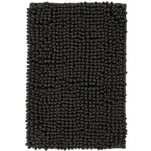 Lalee Fluffy 40 x 60 cm Badmat Zwart