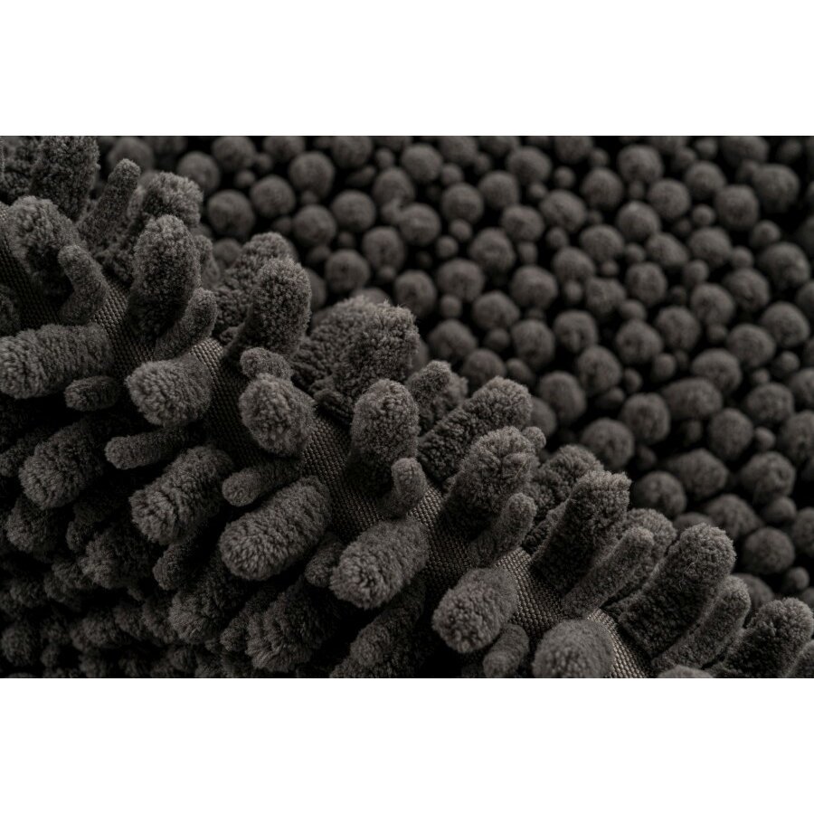 Fluffy 40 x 60 cm Badmat Zwart