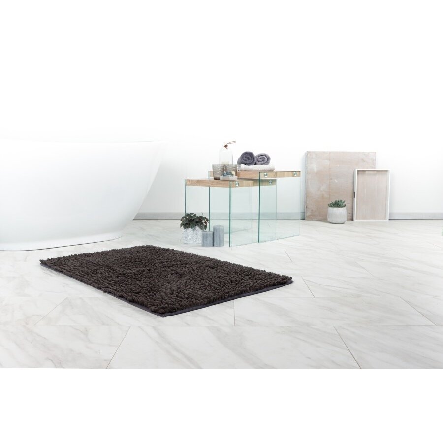 Fluffy 40 x 60 cm Badmat Grafiet Fluffy 40 x 60 cm Badmat Grafiet