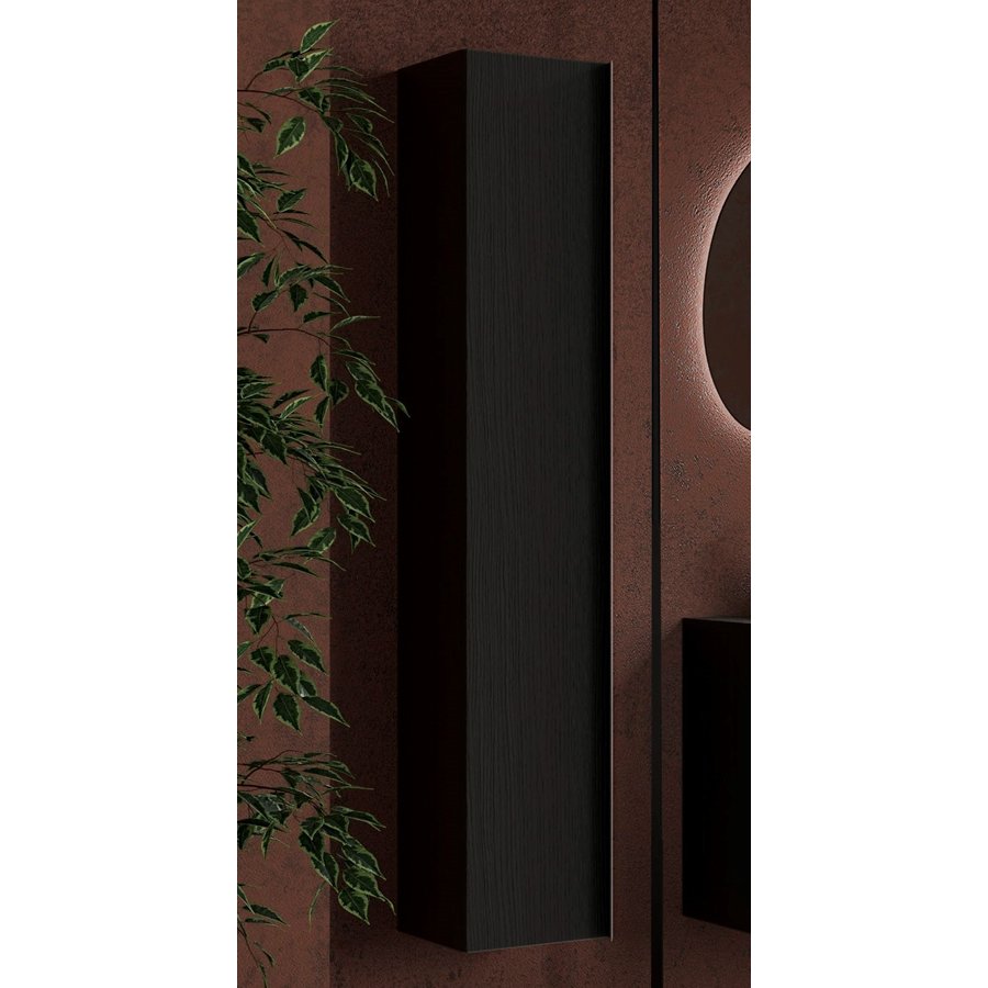 Steel Badkamer Wandkast Hoog Zwart Steel Badkamer Wandkast Hoog Zwart