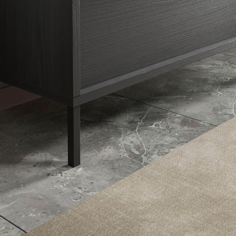 Steel 92 cm Staand Wastafel en Onderkast Steel 92 cm Staand Wastafel en Onderkast