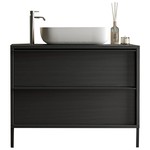 Benvenuto Design Steel 92 cm Staand Wastafel en Onderkast Benvenuto Design Steel 92 cm Staand Wastafel en Onderkast