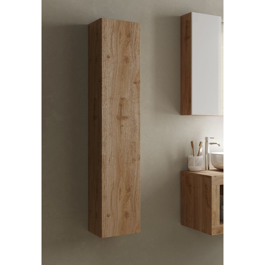 Hamburg Eiken H138 cm Badkamer Wandkast
