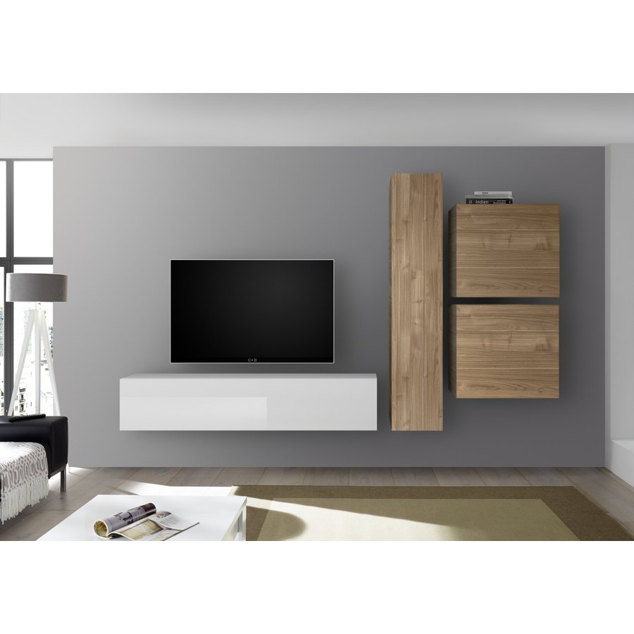 Bex Staand Eiken Wandmeubel