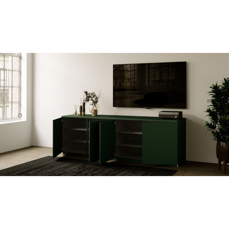 Elva Soft Pro  243 cm Dressoir Groen