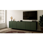 Artego Design Neve Soft Pro 273 cm Zwevend Dressoir Groen Artego Design Neve Soft Pro 273 cm Zwevend Dressoir Groen