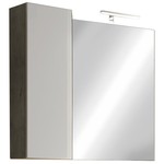 Benvenuto Design Hamburg 92 cm Wit/Beton Badkamer Spiegel met Kast Benvenuto Design Hamburg 92 cm Wit/Beton Badkamer Spiegel met Kast