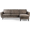 Ritz Taupe 3-zits Bank + Chaise Longue Rechts/Links