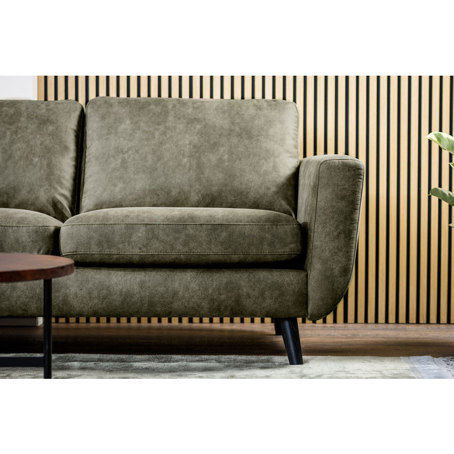 Ritz Groene 3-zits Bank + Chaise Longue Rechts/Links Ritz Groene 3-zits Bank + Chaise Longue Rechts/Links