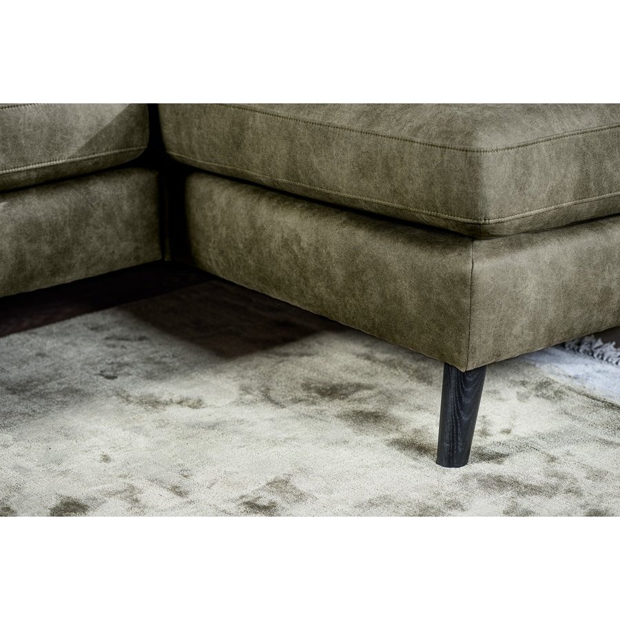 Ritz Groene 3-zits Bank + Chaise Longue Rechts/Links Ritz Groene 3-zits Bank + Chaise Longue Rechts/Links