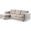 Moulin Beige 3-zits Bank + Chaise Longue Rechts/Links