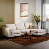 Moulin Beige 3-zits Bank + Chaise Longue Rechts/Links