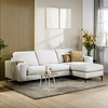 Valente Naturel 3-zits Bank + Chaise Longue Rechts/Links