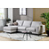 Valente Grijs 3-zits Bank + Chaise Longue Rechts/Links