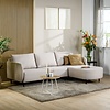 Urban Beige 3-zits Bank + Chaise Longue Rechts/Links