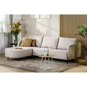 Lions Design Urban Beige 3-zits Bank + Chaise Longue Rechts/Links