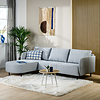 Urban Grijs 3-zits Bank + Chaise Longue Rechts/Links