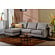 Aka Taupe 3-zits Bank + Chaise Longue Rechts/Links