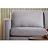 Aka Taupe 3-zits Bank + Chaise Longue Rechts/Links