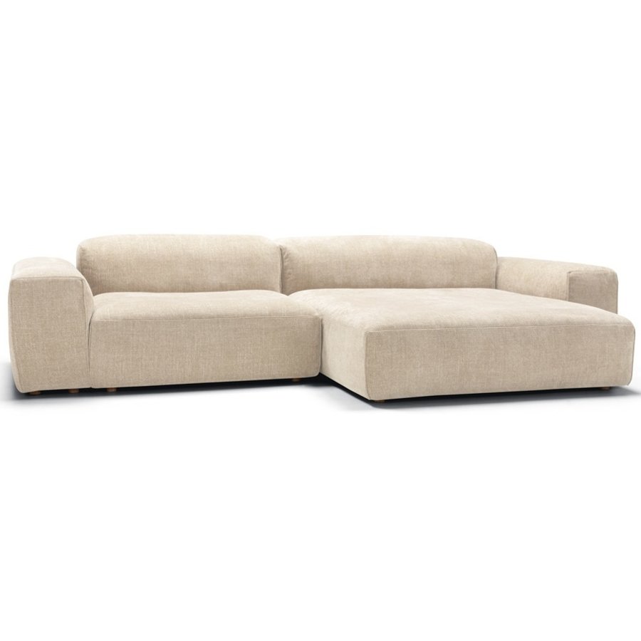 Edda 2-Zits Bank + Chaise Longue Creme Edda 2-Zits Bank + Chaise Longue Creme