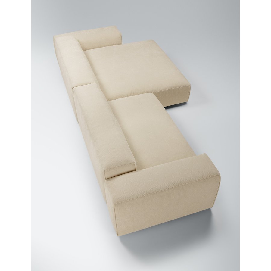 Edda 2-Zits Bank + Chaise Longue Creme Edda 2-Zits Bank + Chaise Longue Creme