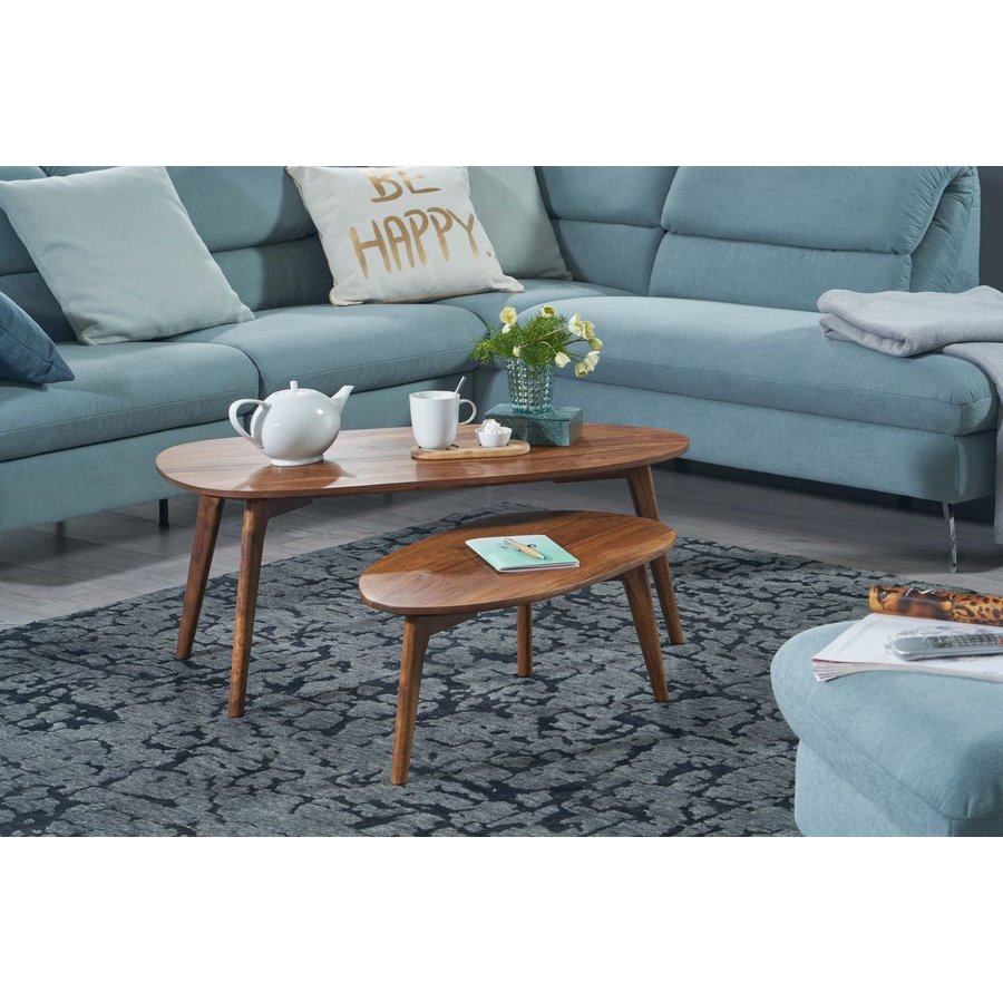 Mumbai Massief Sheesham Hout Salontafel Set Mumbai Massief Sheesham Hout Salontafel Set