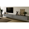 Credenza 276 cm Beton TV Wandmeubel