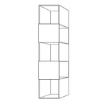 Benvenuto Design Bex Hoogglans Wit Boekenkast Hoog Benvenuto Design Bex Hoogglans Wit Boekenkast Hoog