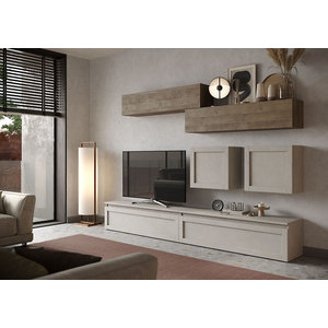Benvenuto Design Infinity 2.0 Argilla / Mercure Eiken TV Meubel Set 01