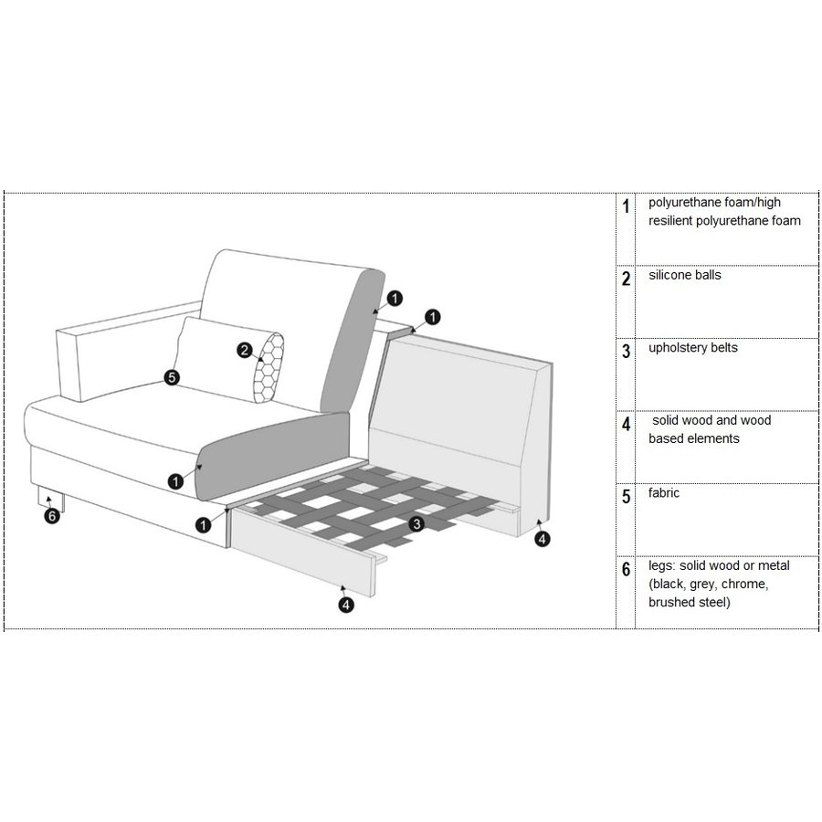 Brandon Velvet Navy Blauw 3-zits Bank Brandon Velvet Navy Blauw 3-zits Bank