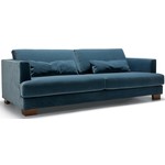 Sits Brandon Velvet Navy Blauw 3-zits Bank Sits Brandon Velvet Navy Blauw 3-zits Bank