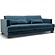 Brandon Velvet Navy Blauw 3-zits Bank