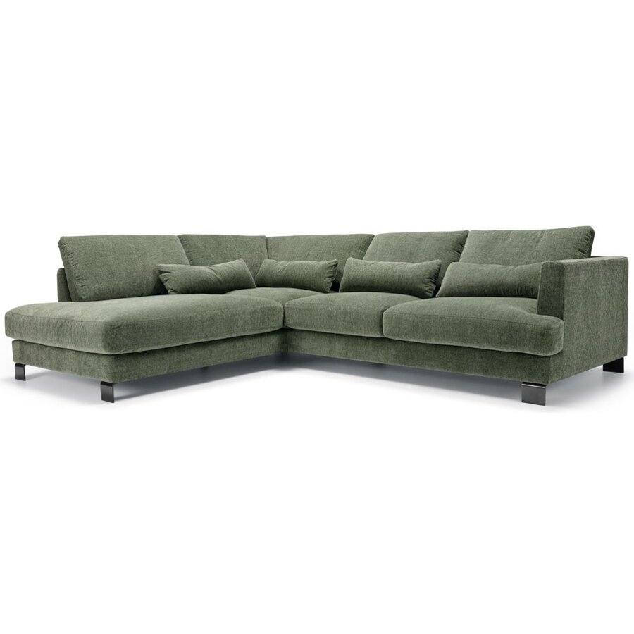 Brandon Groen 2-zits Hoekbank Links Brandon Groen 2-zits Hoekbank Links