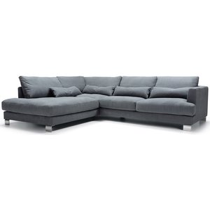 Sits Brandon Grijs 2-zits Hoekbank Links Sits Brandon Grijs 2-zits Hoekbank Links