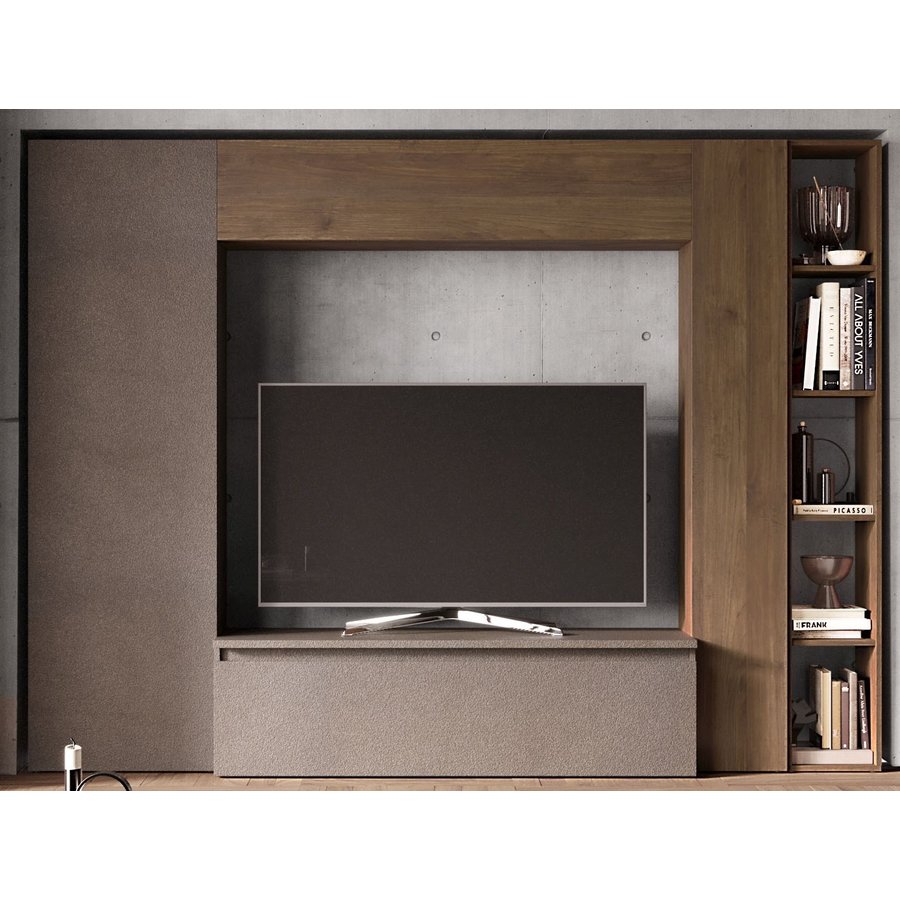 Infinity 2.0 Brons / Mercure Eiken TV Meubel Set 09 Infinity 2.0 Brons / Mercure Eiken TV Meubel Set 09