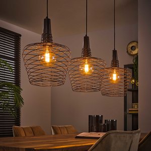 Davidi Design Accent Antiek Koper Hanglamp 3L