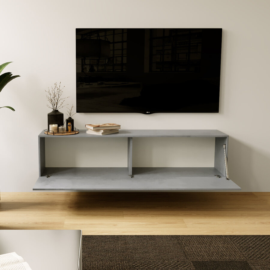 Credenza 138 cm Beton TV Wandmeubel Credenza 138 cm Beton TV Wandmeubel