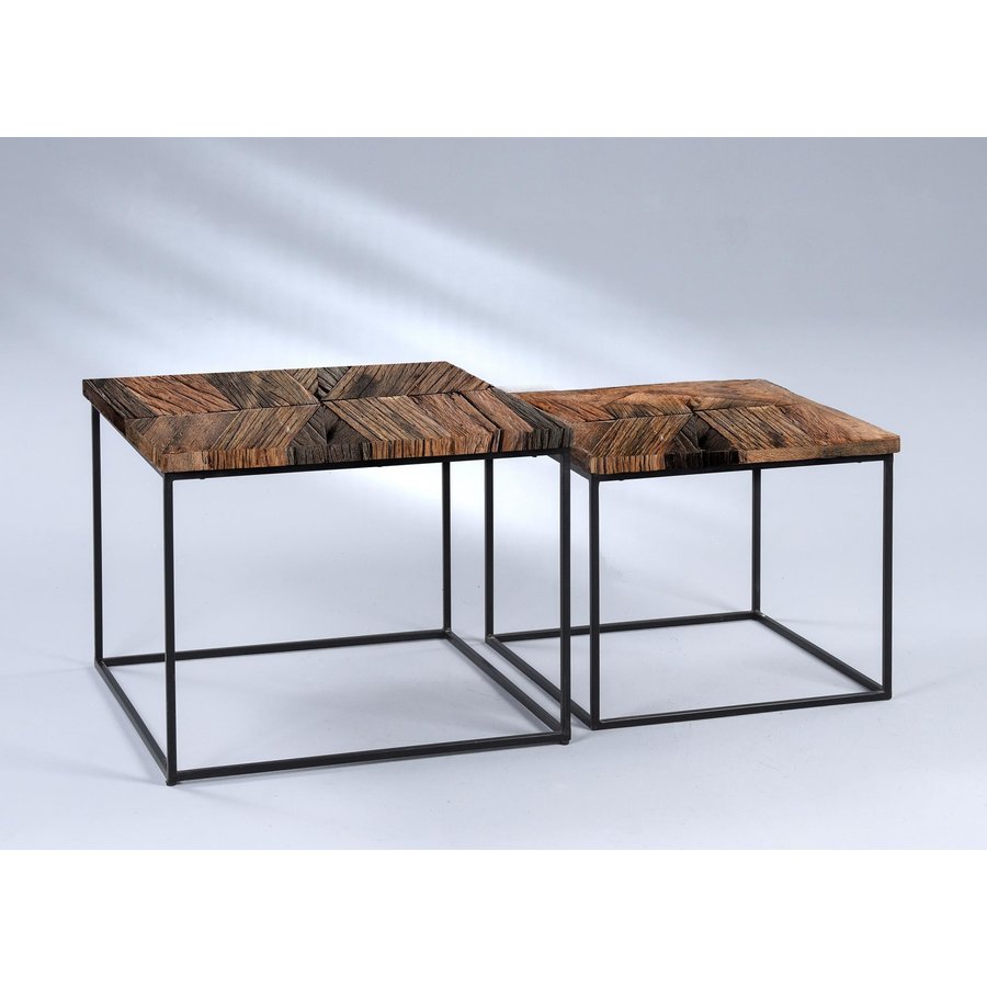 Alabama Vierkante Salontafel Set Alabama Vierkante Salontafel Set