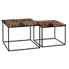 Alabama Vierkante Salontafel Set Alabama Vierkante Salontafel Set
