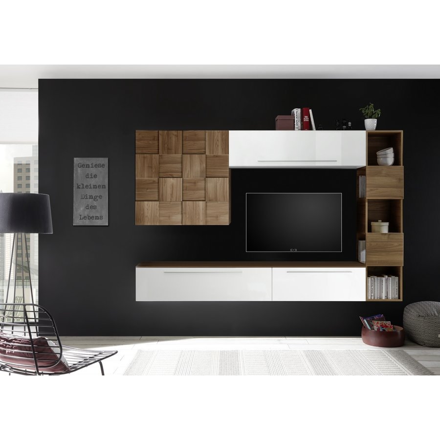 Bex Walnoot 3D Dama Wandkast Bex Walnoot 3D Dama Wandkast