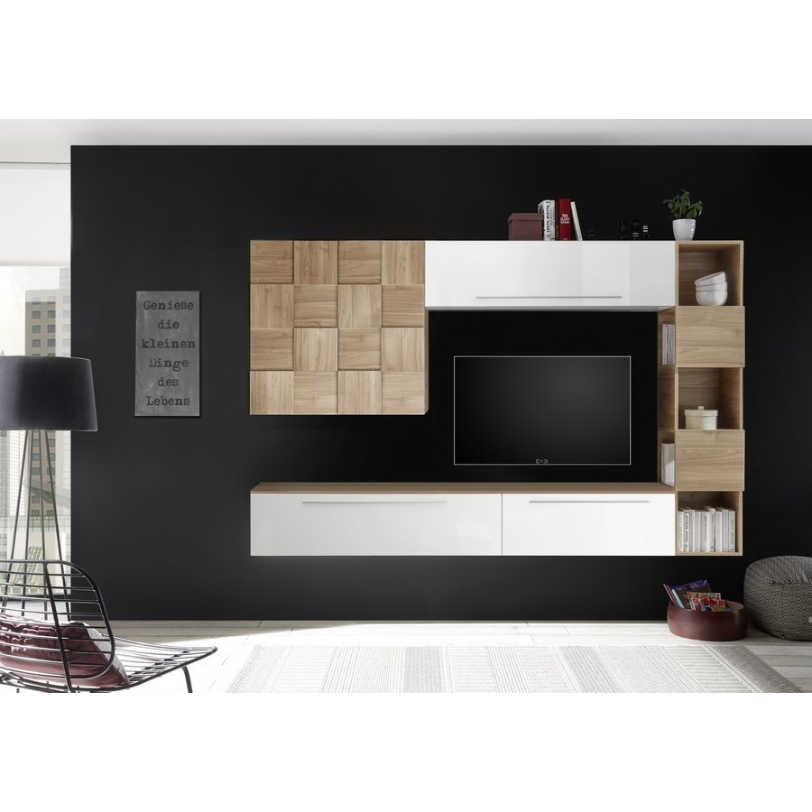 Bex Eiken 3D Dama Wandkast