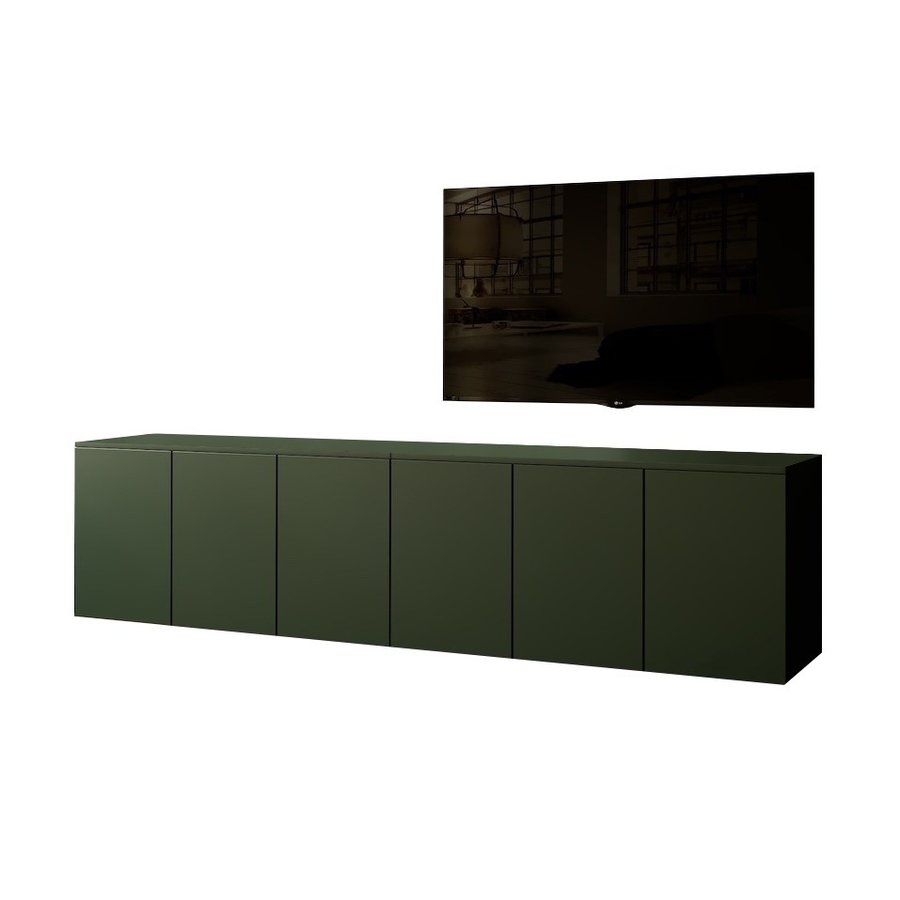 Neve Soft Pro 273 cm Zwevend Dressoir Groen Neve Soft Pro 273 cm Zwevend Dressoir Groen