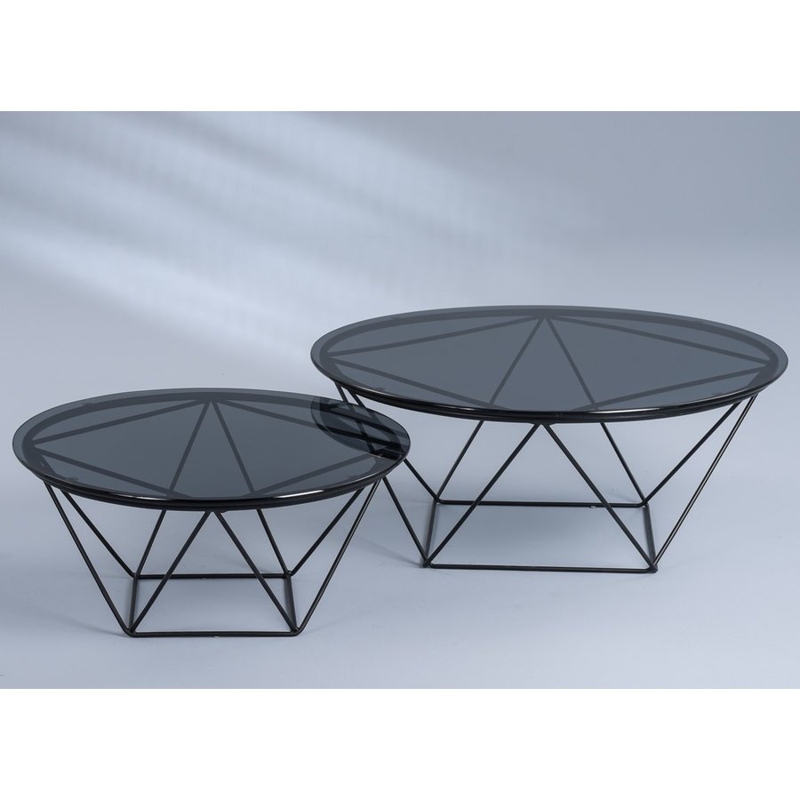 Nairo Salontafel Glas Ø90 cm Nairo Salontafel Glas Ø90 cm