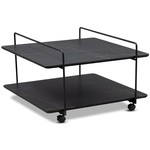 M2 Kollektion Doppio Marmerlook Zwart Salontafel